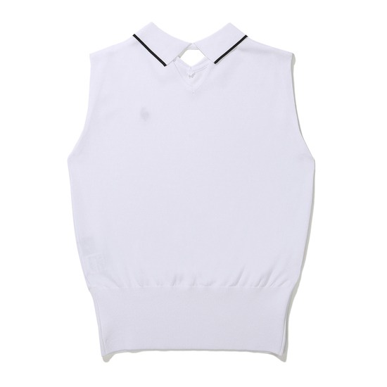 Áo Gile Nữ LeCoq Golf GN222LSL56-WHTE