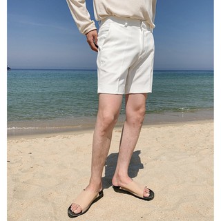 SHORTS BASIC trắng, kem - quần âu ngắn nam "CHUỘT TRẮNG" có big size