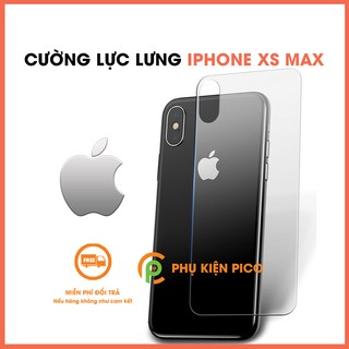 Cường lực mặt lưng Iphone Xs Max - Kính cường lực mặt lưng Iphone Xs Max trong suốt độ cứng 9H