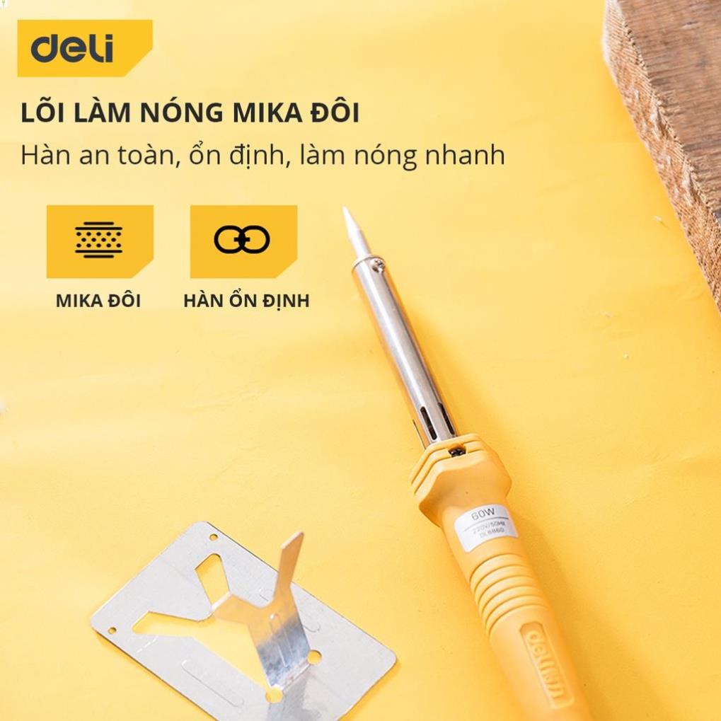 [LIFEDL157] Mỏ Hàn Điện Deli Chính Hãng 30W / 60W Chất Lượng Cao - Sử Dụng Đa Năng, Tiện Ích - DL8830 / DL8860 .