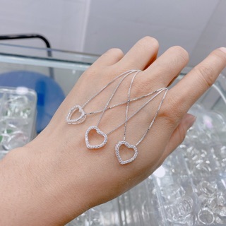 Dây chuyền tim bạc thật siêu đáng yêu