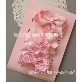 bộ set phụ kiện tóc băng đô baby