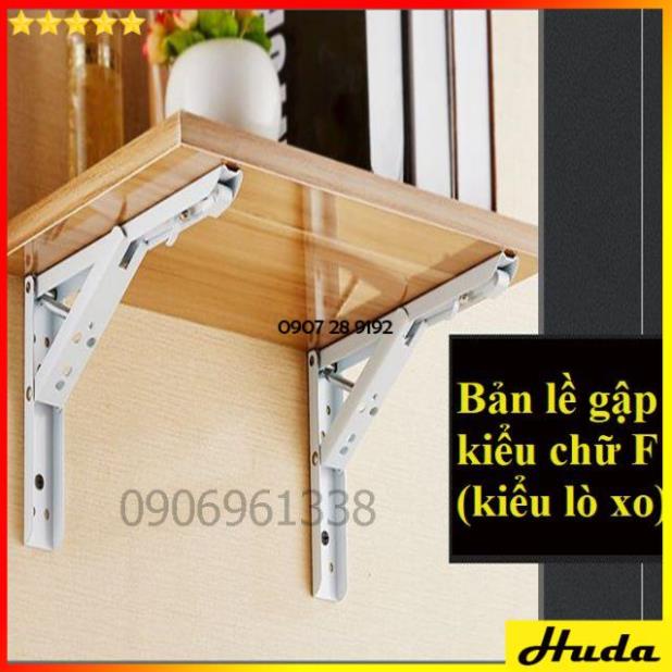 Ke gập chịu lực treo tường giá đỡ bàn gập thông minh dài 20-25-30-35cm ( bộ 2 chiếc )