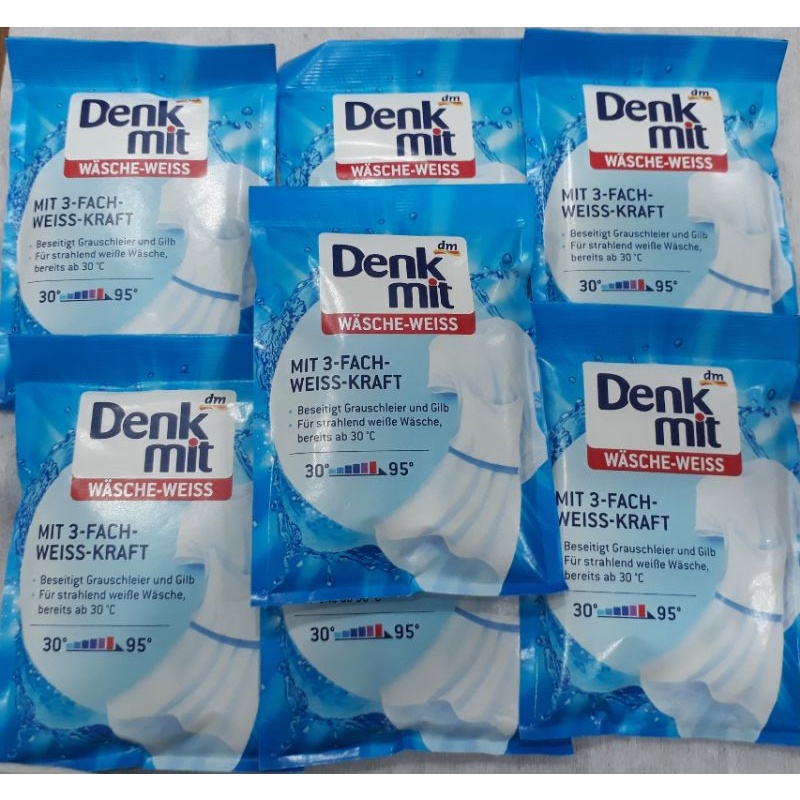 Bột tẩy trắng quần áo siêu sạch Denkmit 50g/ nhập khẩu từ Đức