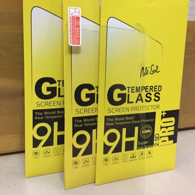 Bộ 3 kính cường lực Xiaomi Redmi S2 chống vỡ, xước màn hình