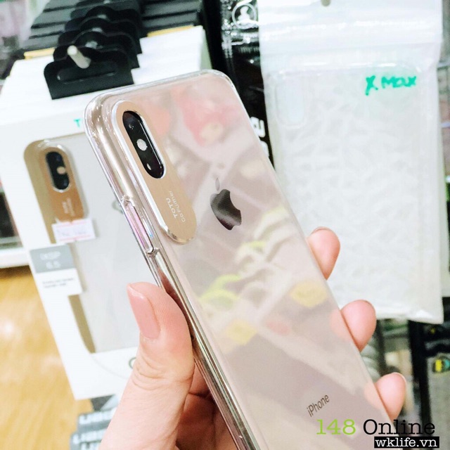 Ốp lưng TOTU bảo vệ camera IPhone XS Max chính hãng ( Trong cứng )