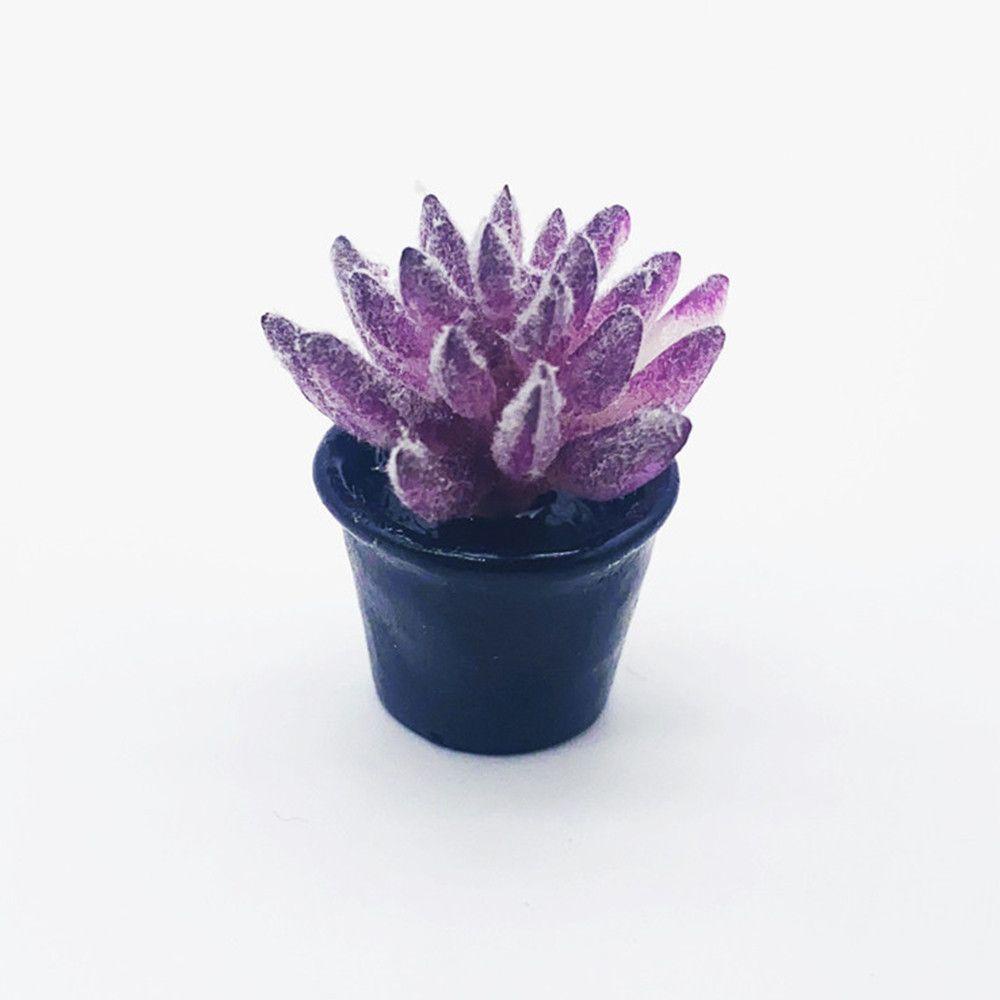 Chậu Cây Giả Mini Bằng Nhựa Resin Trang Trí Nhà Cửa