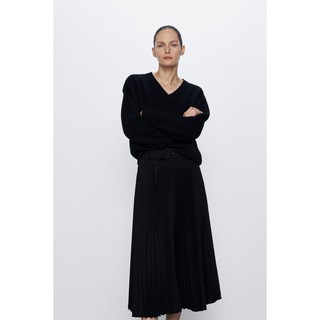 Chân váy Zara kèm belt mẫu 2019 (Pleated Skirt)