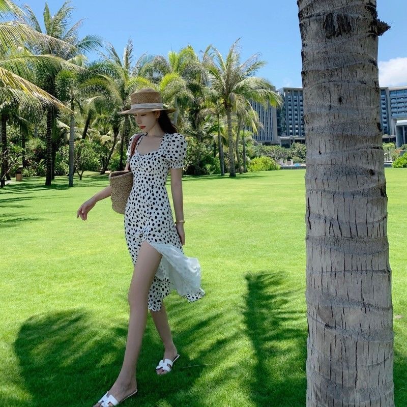 Đầm Chữ A Ngắn Tay Thời Trang Mùa Hè Dành Cho Nữ 2022