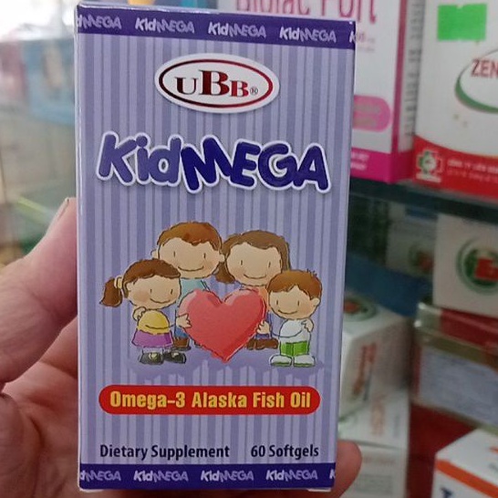 ✅ [Chính Hãng] Dầu cá KidMega bổ não tốt cho mắt cho trẻ em KidMega