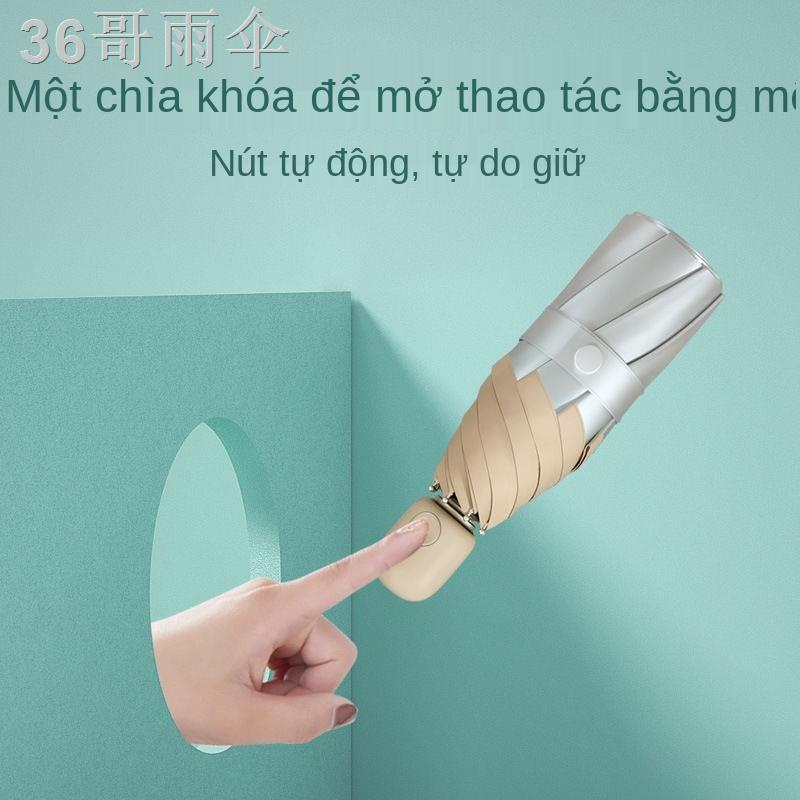 DZuodu Ô che mưa tự động hoàn toàn chống tia UV nắng cho nữ nhỏ gọn và cầm tay gấp Giảm giá 50%