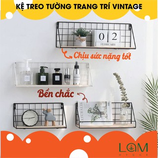 Kệ Trang Trí Decor Phòng Khách, Kệ Để Đồ Đa Năng - Tặng kèm đinh và miếng dán tường