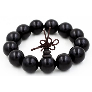 Chuỗi đeo tay gỗ mun 18 ly ( size lớn )
