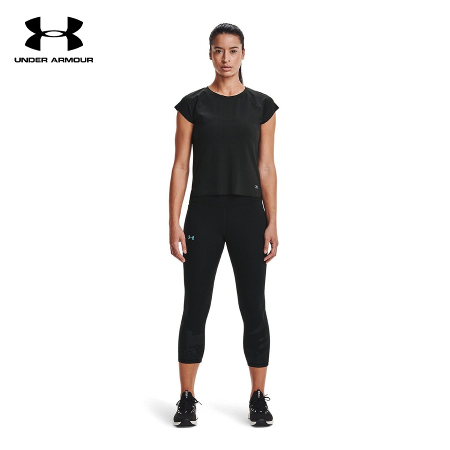 Quần legging thể thao nữ Under Armour RUSH™ No-Slip Waistband Tonal - 1365356-001