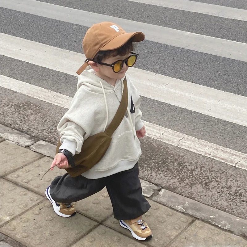 Áo Khoác Hoodie Dài Tay Phong Cách Phương Tây Thời Trang Xuân Thu Mới Cho Bé Trai Và Gái