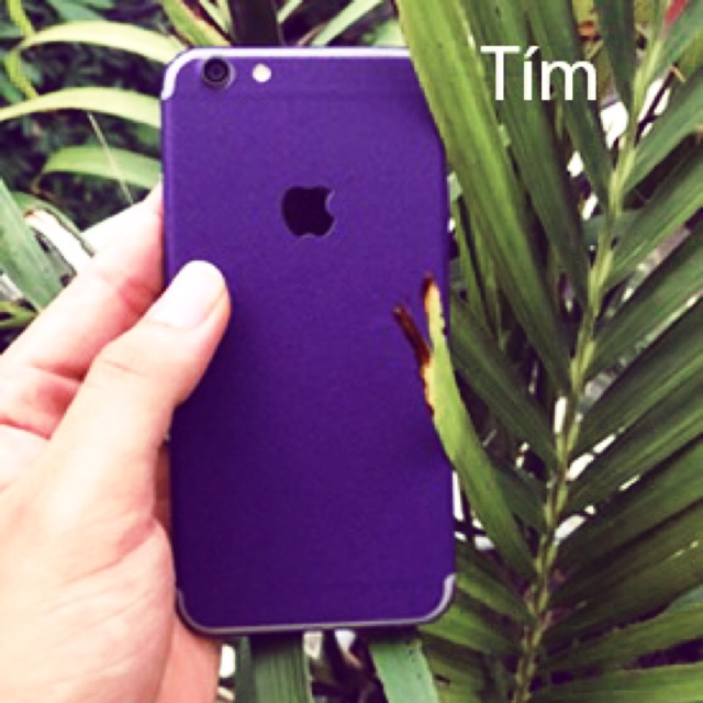 Skin nhũ tím iphone 6 Plus/ 6S Plus