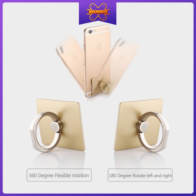 [Ready Stock] XGamer Rotating Ring buckle Anti-falling Creative Color Ring Buckle Holder For Mobile Phone