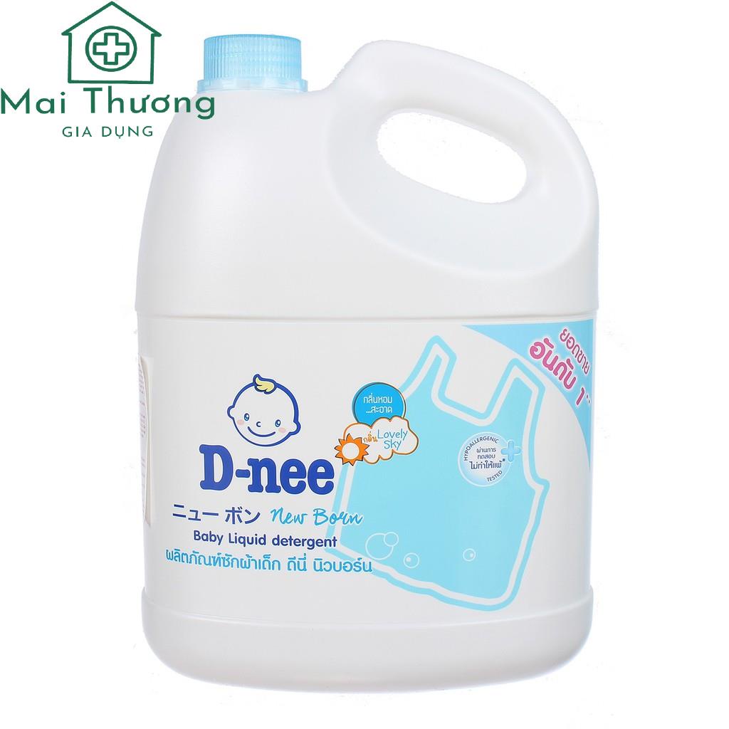 1 Thùng 4 Can Nước Giặt Dnee Đại Thịnh Hàng Nhập Khẩu Thái Lan-Chính Hãng Team Nhãn Đầy Đủ