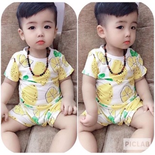 Thanh lý bộ cộc tay cài vai cotton