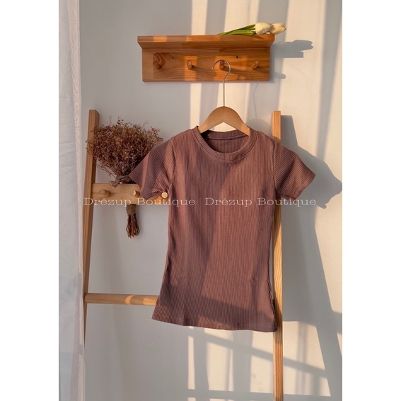 Áo thun waffle basic - Drézup Boutique