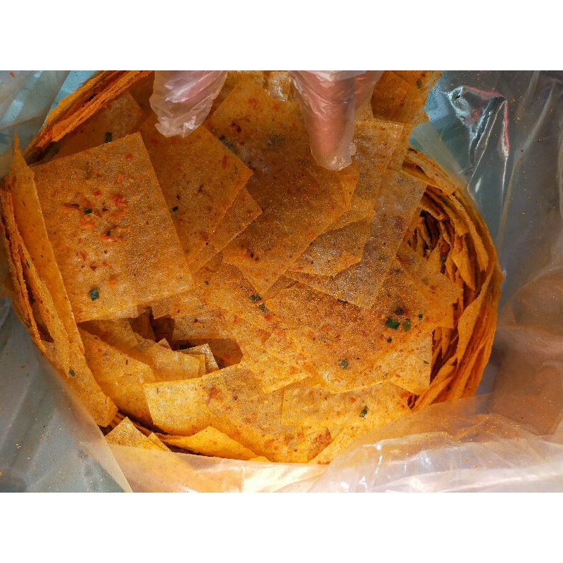 500g bánh tráng phomai tôm hành 45k