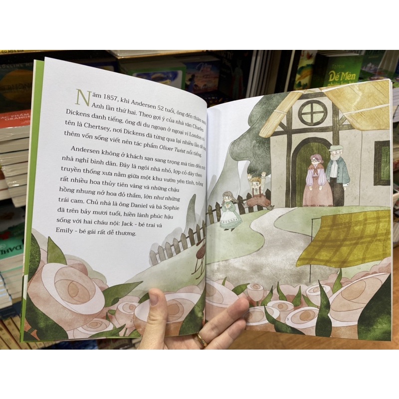 Sách-Những đóa hồng bạch dâng tặng Andersen