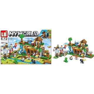 Lego myworld-lego minecraft khu vui chơi lăn bi - 578 mảnh | kiddystore lb323