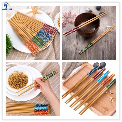 Đũa Gỗ Đầu Nhọn Kiểu Sakura Xinh Xắn Tiện Dụng