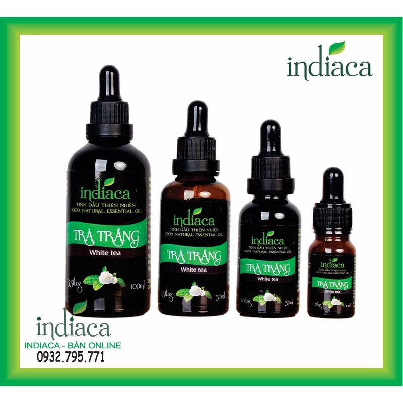 Tinh Dầu Trà Trắng Tinh Dầu Nguyên Chất Thiên Nhiên Nhập Khẩu Ấn Độ Tinh Dầu Thơm Phòng INDIACA
