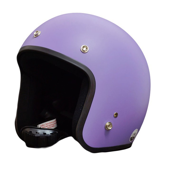 Mũ bảo hiểm 3/4 chuyên phượt (Tím Nhám)