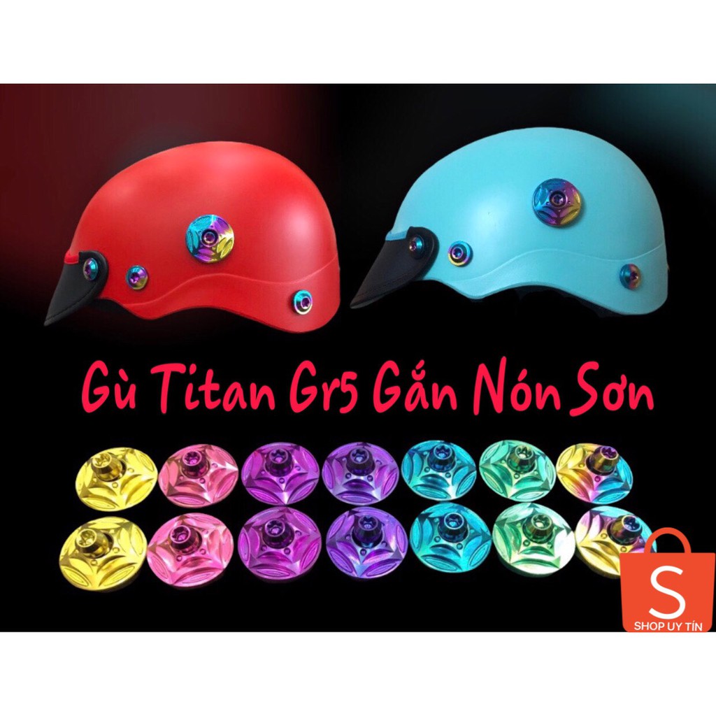 [TITAN] Gù Dày Titan Gr5 Gắn Mũ Bảo Hiểm