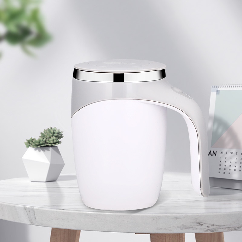 Cốc khuấy cà phê, GVQ tự động 380ML thép không gỉ 304, Tiện Dụng, Dễ Sử Dụng