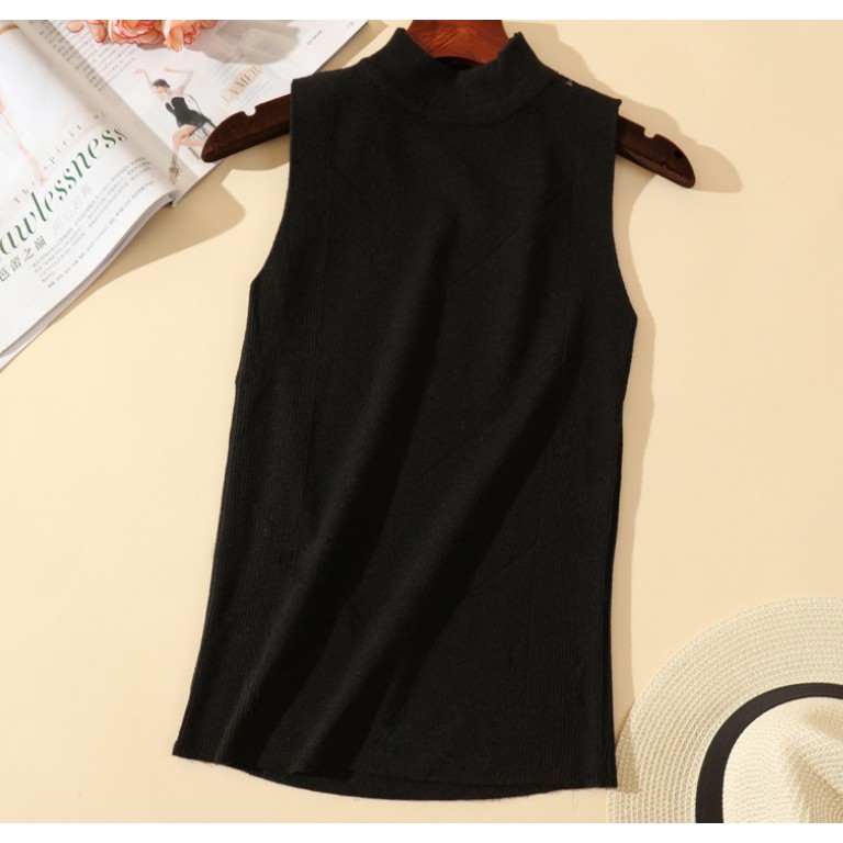 [Video + sẵn hàng] Áo len nữ sát nách - AL-103i