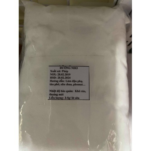 Đường nho Pháp 100gr ( chia từ bao 25kg )