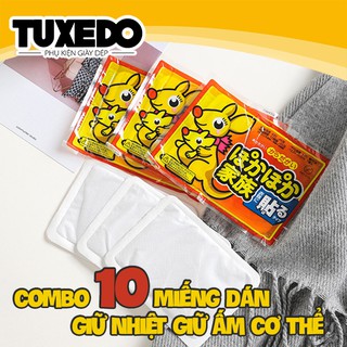 Combo 10 Miếng dán giữ nhiệt giữ ấm cơ thể