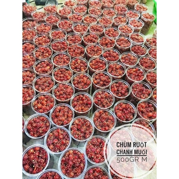 Chùm ruột chanh muối hủ pet 500g Ăn vặt Mạnh Hùng giá rẻ Sài Gòn