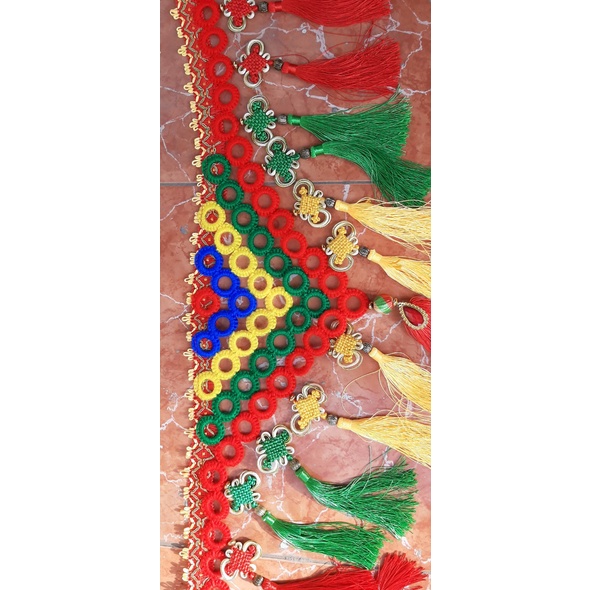 Rèm thổ cẩm trang trí đẹp mê ly