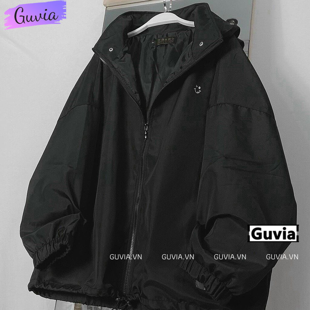 Áo Khoác Bomber Dù DIFFERENT Nam Nữ Form Rộng 2 Lớp, Áo Gió Bóng Chày Chống Nắng Thời Trang GUVIA AKD80