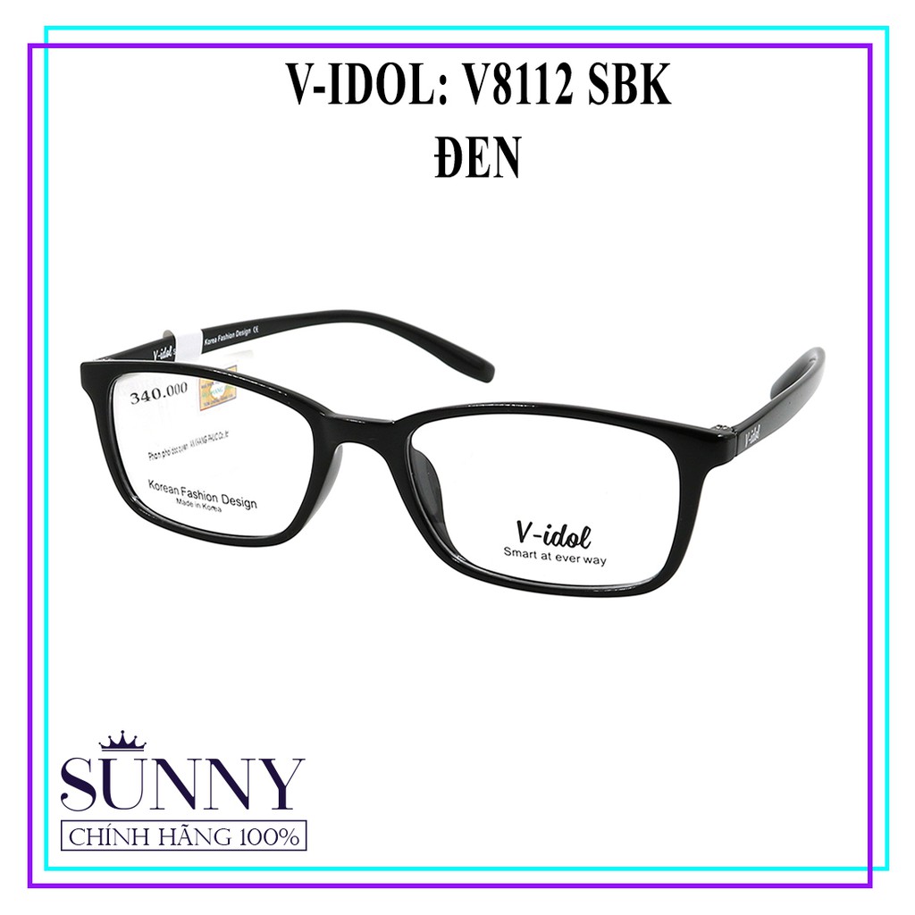 V8112 gọng kính V-idol chính hãng, thiết kế dễ đeo bảo vệ mắt