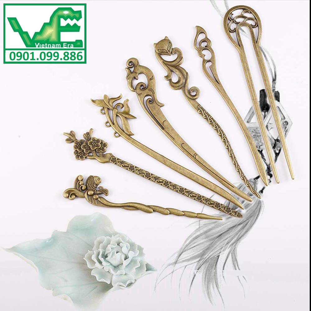 💥HÀNG CÓ SẴN💥 Trâm Cài Tóc Phong Cách Cổ Trang Hoàng Cung Bằng Kim Loại 13 Kiểu 💥CHỌN MẪU💥VOUCHER 100K💥 001576