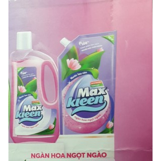 Maxkleen - Nước Lau Sàn Maxkleen NGÀN HOA NGỌT NGÀO 1kg