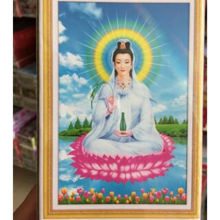 Tranh đá quan âm lg1457
