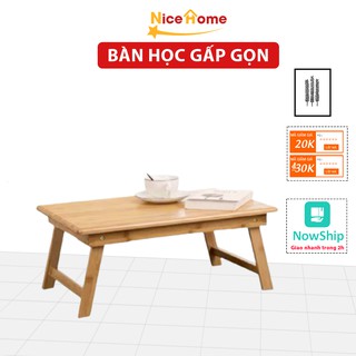 Bàn học sinh gấp gọn, bàn học sinh gỗ gấp gọn bền đẹp kích thước 60cm40cm