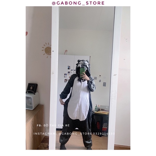 🐺 ẢNH THẬT 🐺 set bộ đồ thú bông hình sói xám cực cool | BigBuy360 - bigbuy360.vn