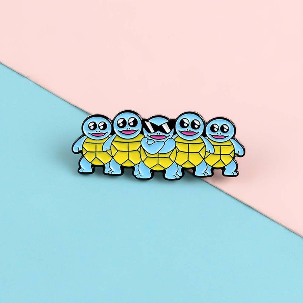 Trâm Cài Áo Hình Pokemon Tráng Men Dễ Thương