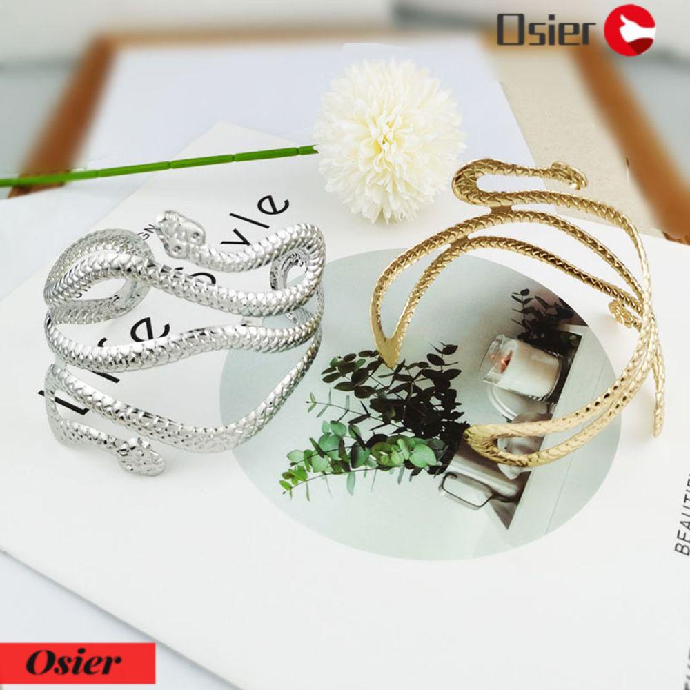 Osier1 Vòng Đeo Cánh Tay Bằng Hợp Kim Hình Rắn Có Thể Điều Chỉnh