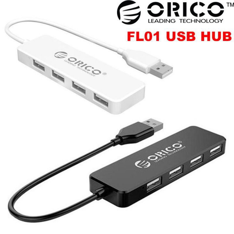 Hub USB ORICO 4 Cổng FL01 - Bộ Chia USB ORICO 4 Port - Hàng chính hãng bảo hành 12 tháng