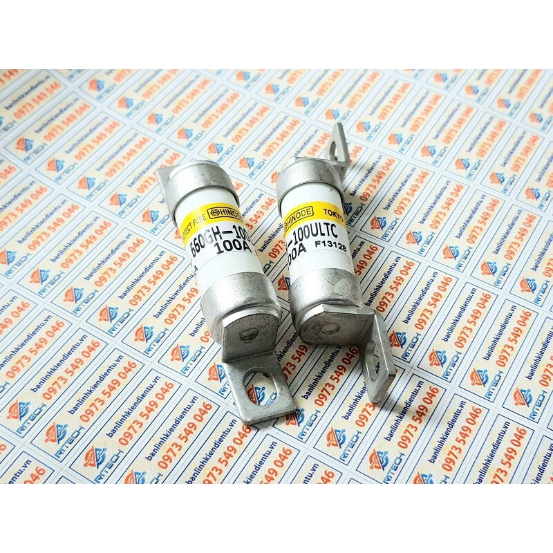 660GH-100ULTC Cầu chì bảo vệ HINODE 660V/100A 78x16mm