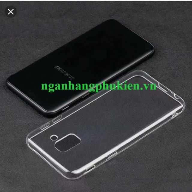Ốp lưng samsung j6 2018 dẻo trong suốt Ou Case vu Case chính hãng