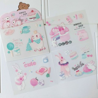 Sticker 4 tấm hình cute